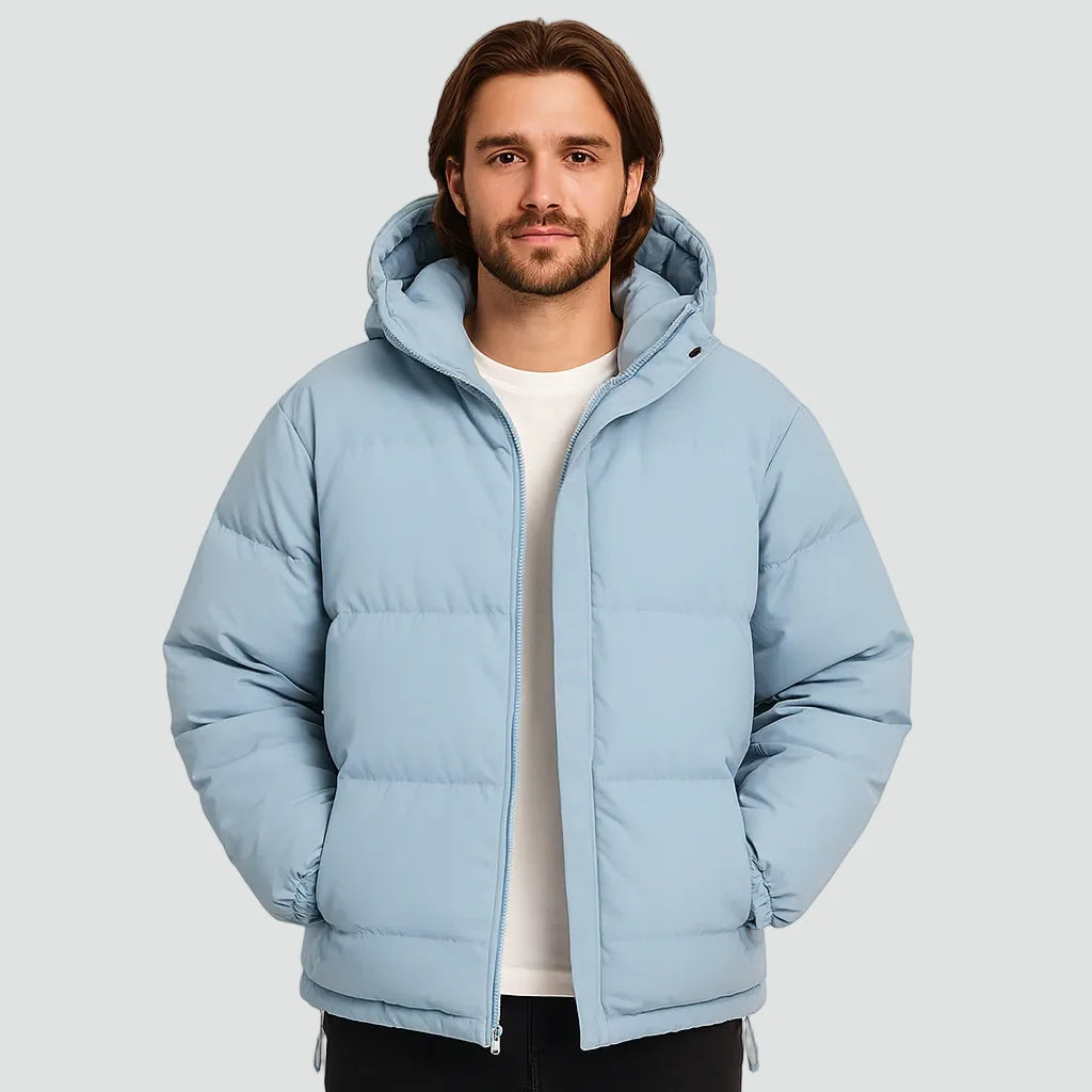 Men's Hooded Puffer Winter Jacket