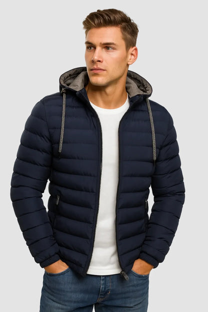 Men's Lightweight Hooded Puffer Jacket
