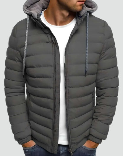 Men's Lightweight Hooded Puffer Jacket