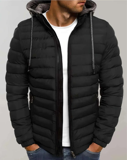 Men's Lightweight Hooded Puffer Jacket