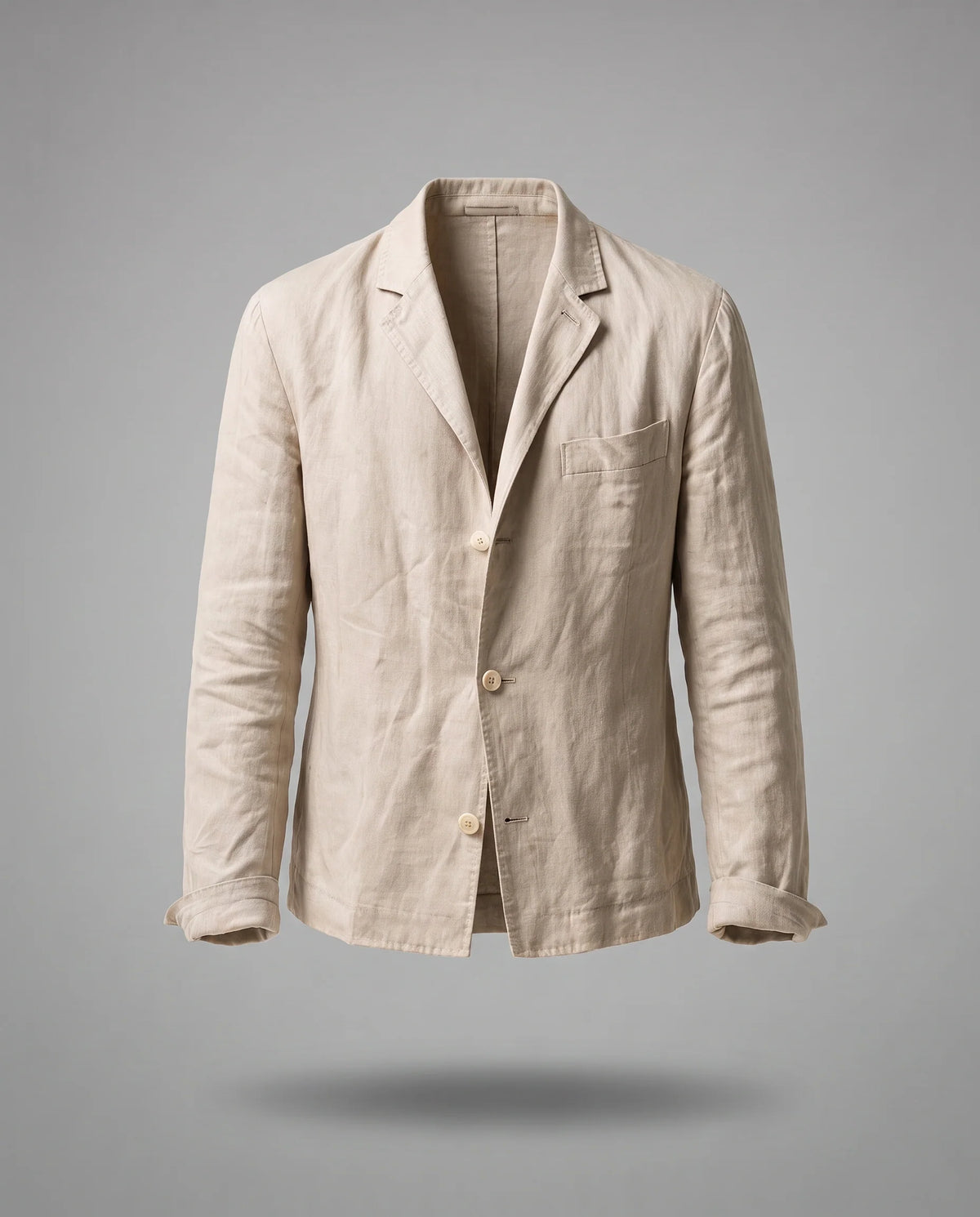 Men's Linen Blazer Jacket - Lightweight Casual Blazer