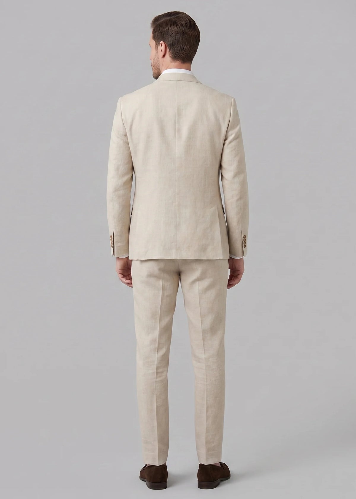Men's Linen Blend Formal Summer Suit
