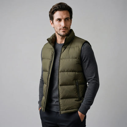 Men's Quilted Padded Gilet Vest