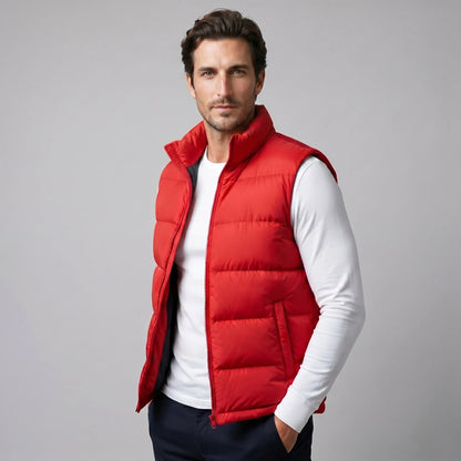 Men's Quilted Padded Gilet Vest