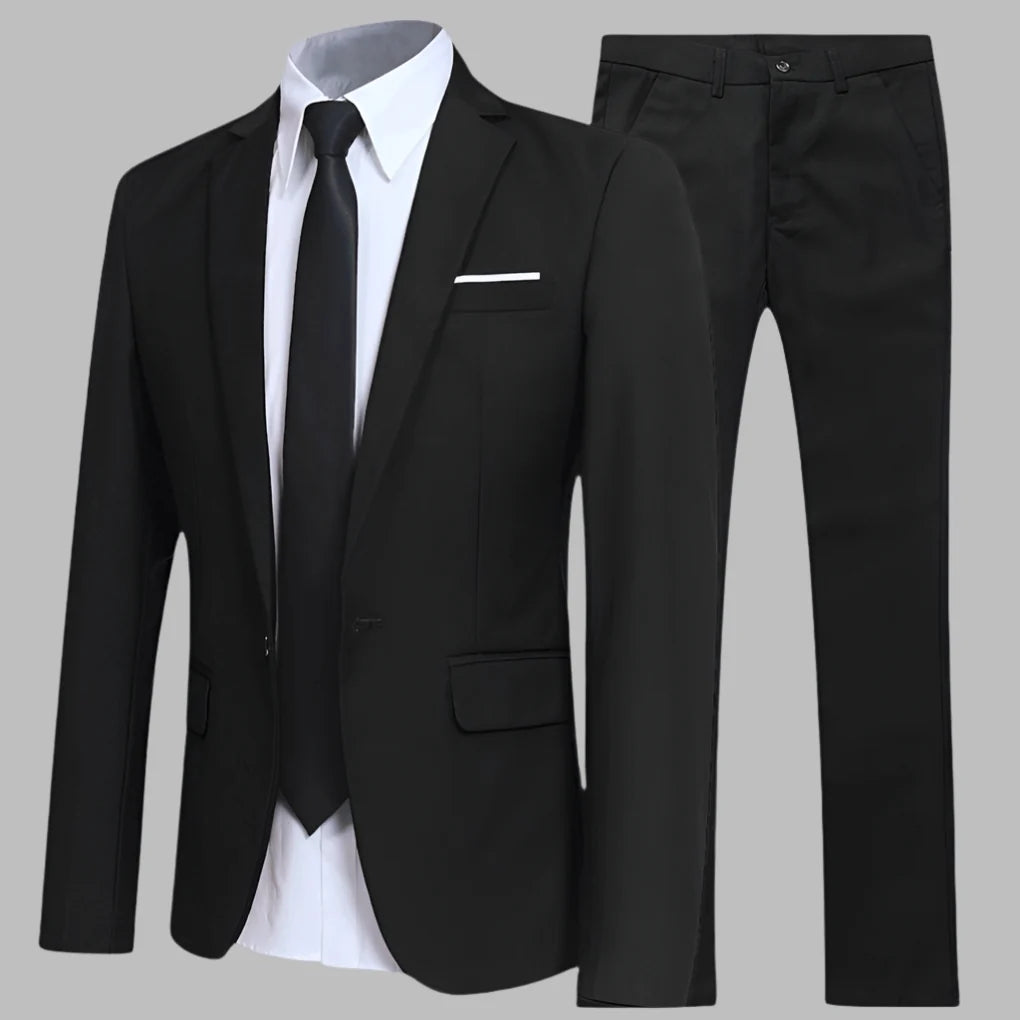 Men's Slim Fit Two-Piece Suit