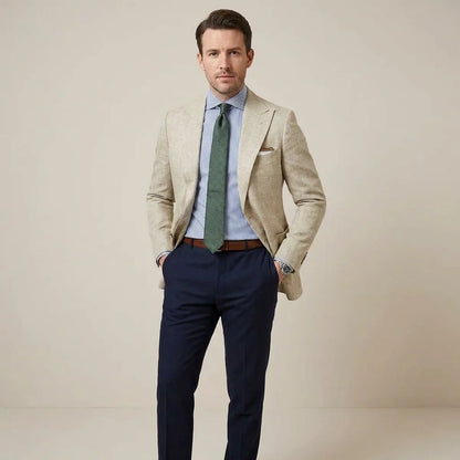 Men's Tailored Blazer Jacket - Casual & Formal Wear