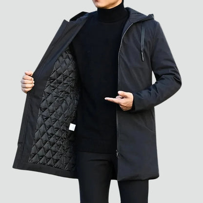 Men's Waterproof Rain Jacket with Warm Lining