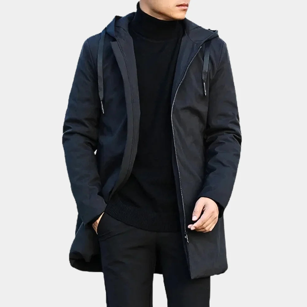 Men's Waterproof Rain Jacket with Warm Lining