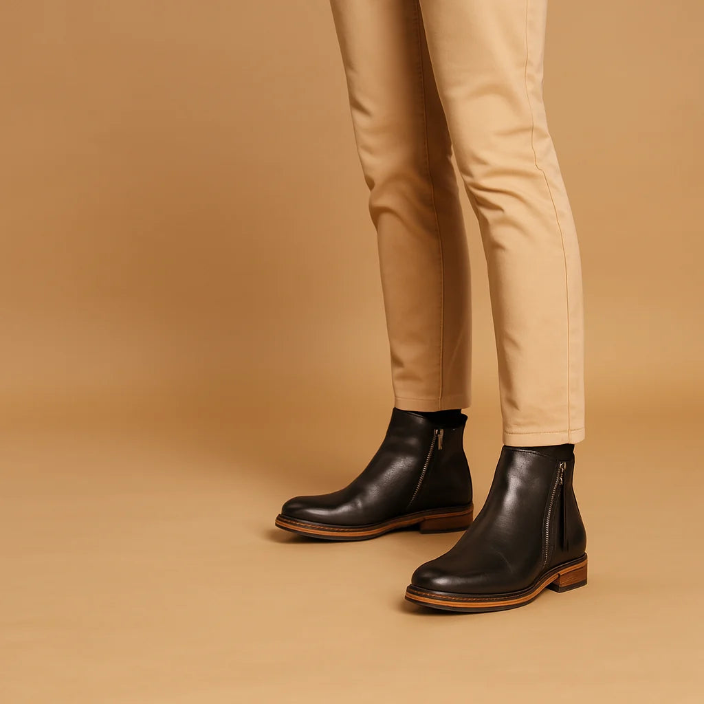 Men's Ankle Boots with Non-Slip Sole for Everyday Wear
