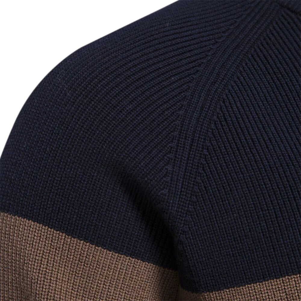 Men's Autumn Zipped Cardigan