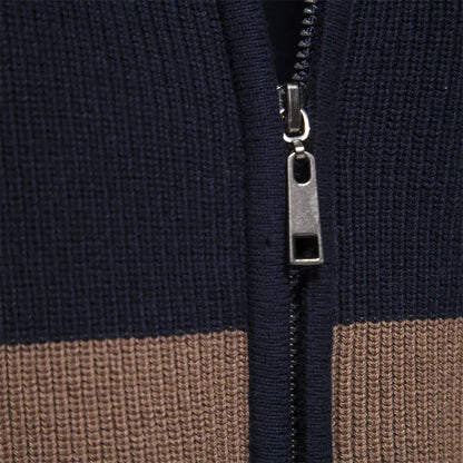Men's Autumn Zipped Cardigan