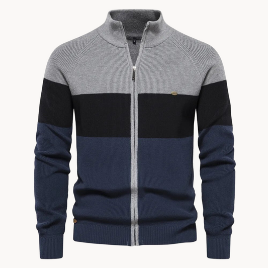 Men's Autumn Zipped Cardigan