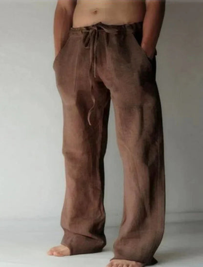 Men’s Baggy Linen Summer Trousers