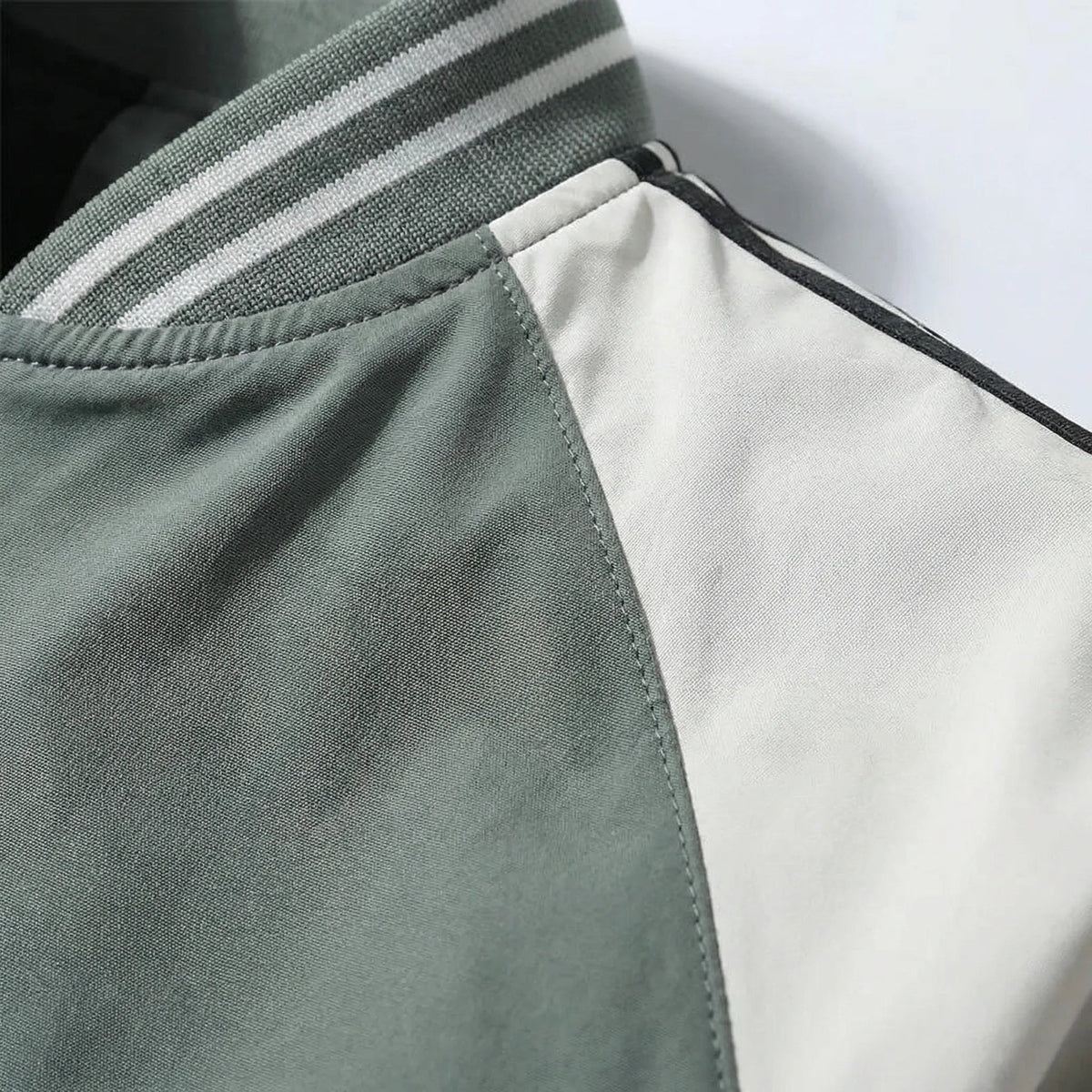 Men's Bomber Jacket Light Transitional Zippered Jacket