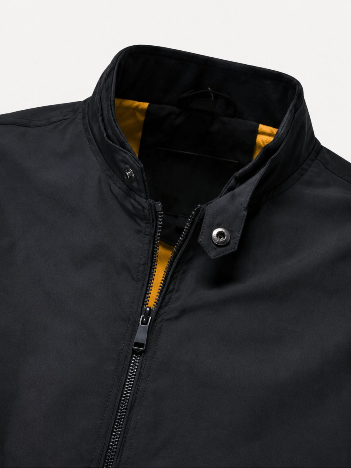 Men's Bomber Jacket with Stand-Up Collar