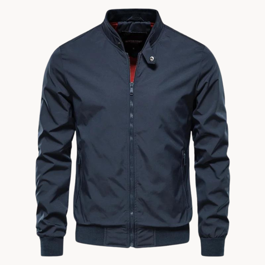 Men's Bomber Jacket with Stretch Fabric
