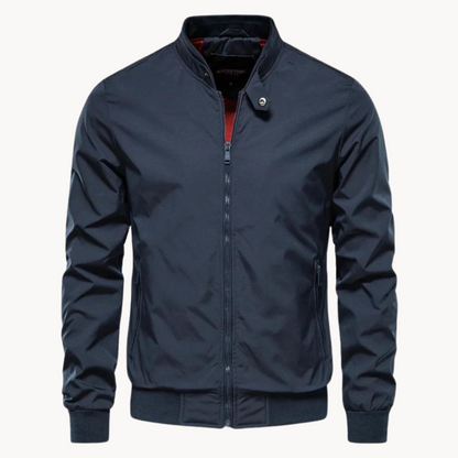 Men's Bomber Jacket with Stretch Fabric