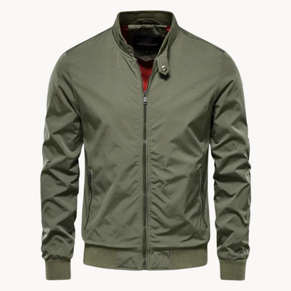 Men's Bomber Jacket with Stretch Fabric