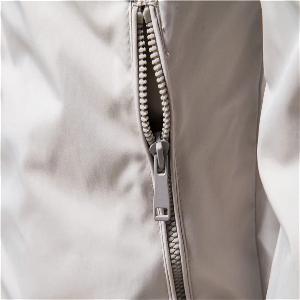 Men's Bomber Jacket with Stretch Fabric