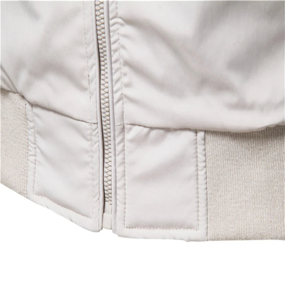 Men's Bomber Jacket with Stretch Fabric