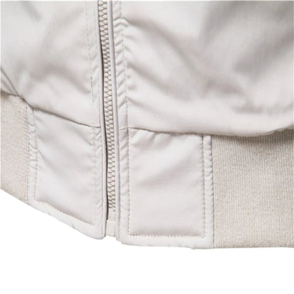 Men's Bomber Jacket with Stretch Fabric