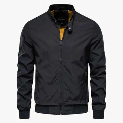 Men's Bomber Jacket with Stretch Fabric