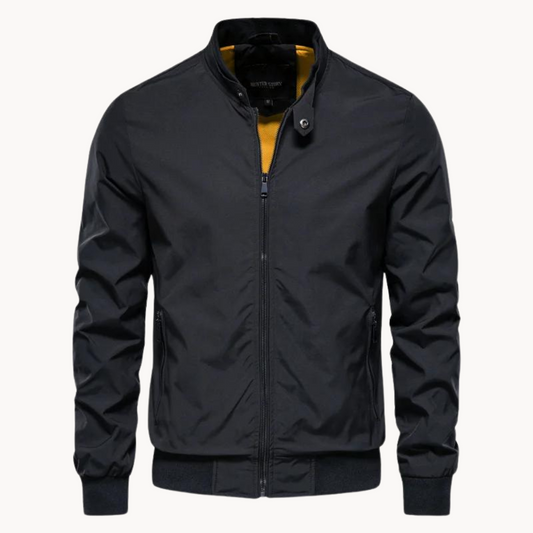 Men's Bomber Jacket with Stretch Fabric