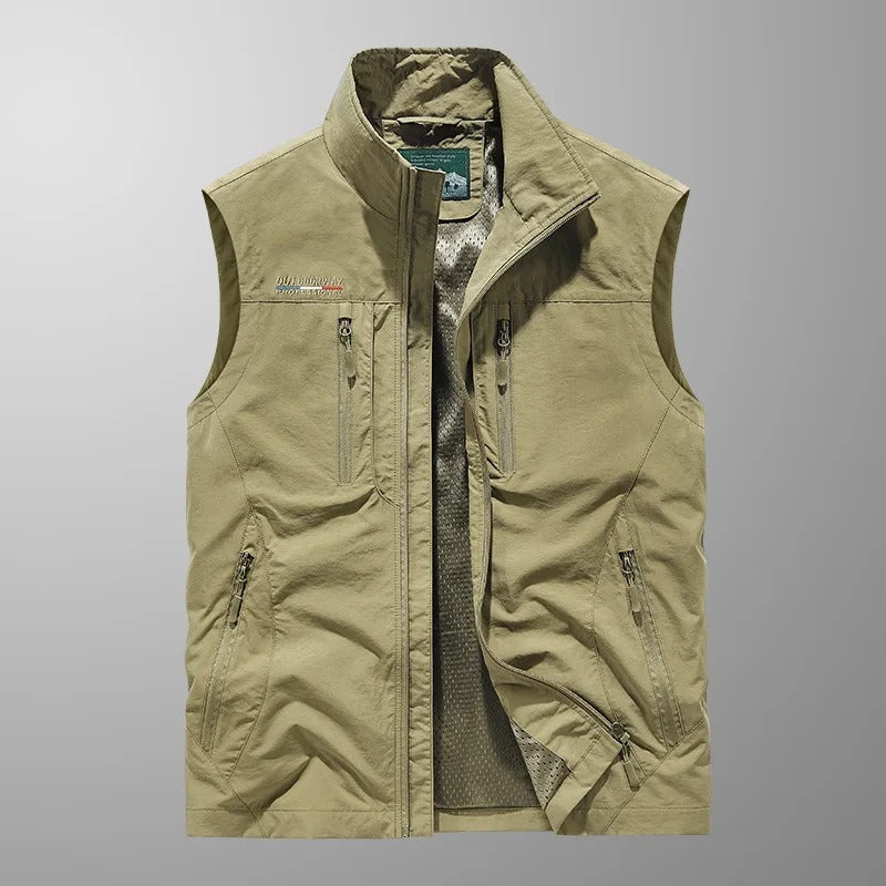 Men’s Breathable Cargo Bodywarmer Vest