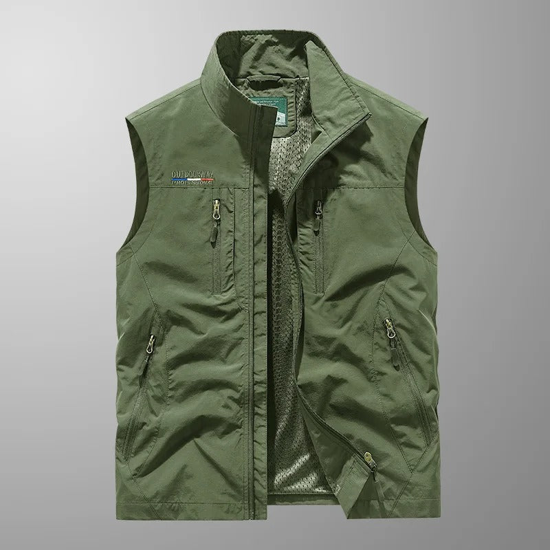 Men’s Breathable Cargo Bodywarmer Vest