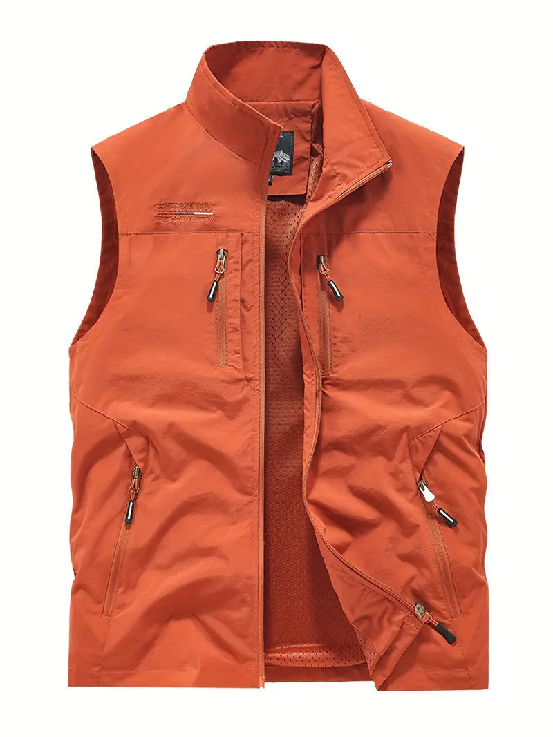 Men’s Breathable Cargo Bodywarmer Vest