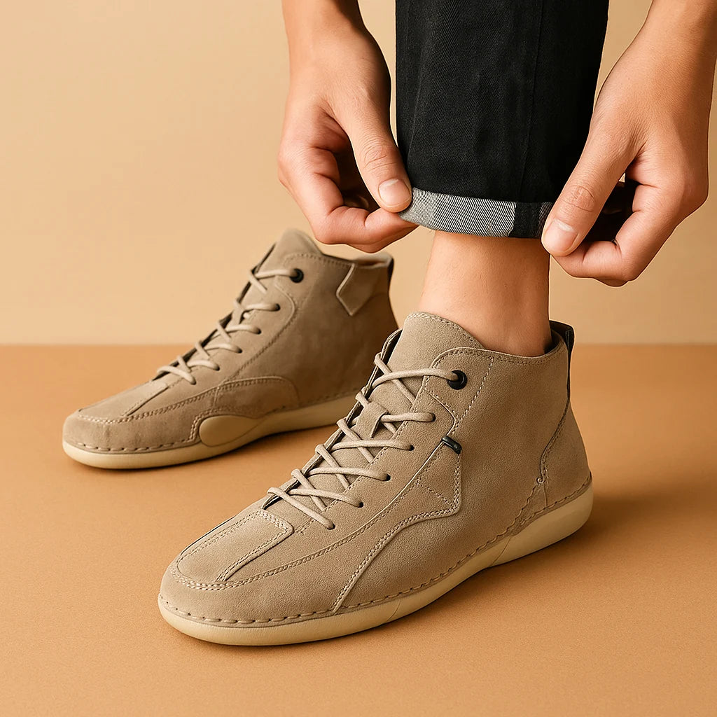 Men's Breathable Elastic Fit Casual Shoes