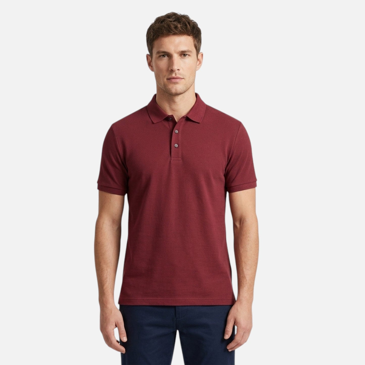 Men's Breathable Golf Polo Shirt