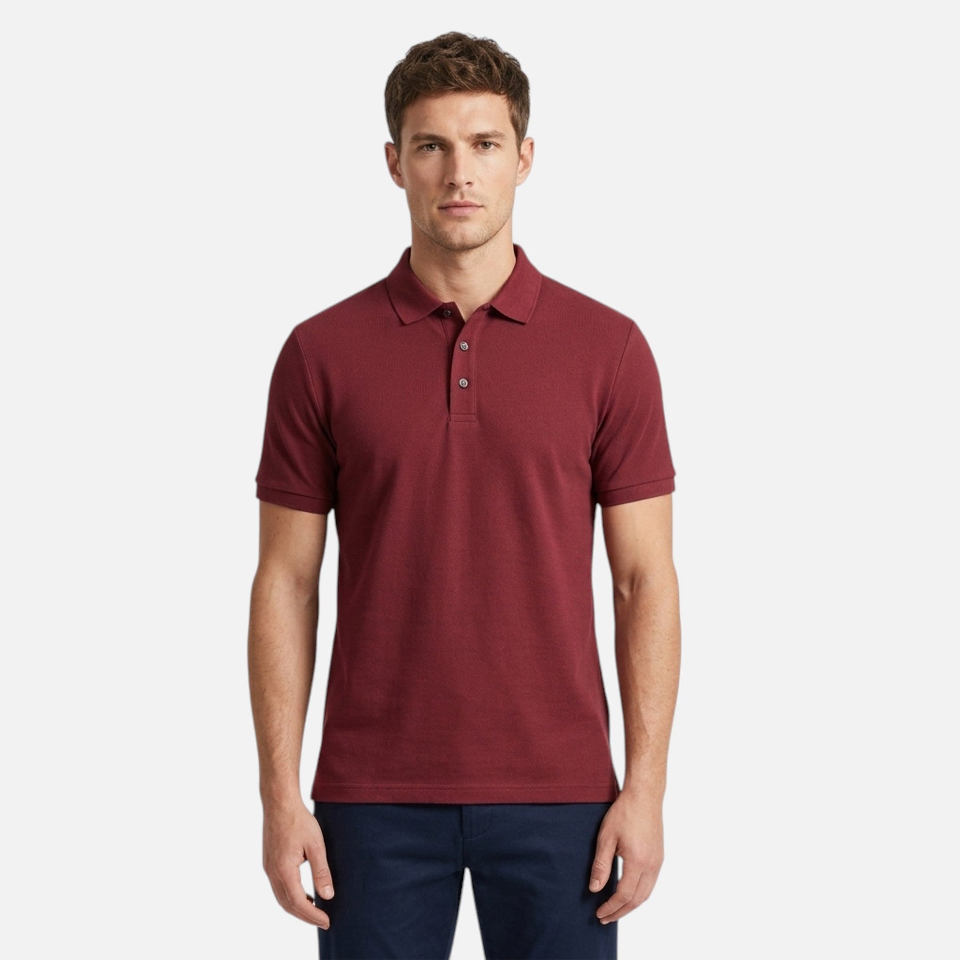 Men's Breathable Golf Polo Shirt