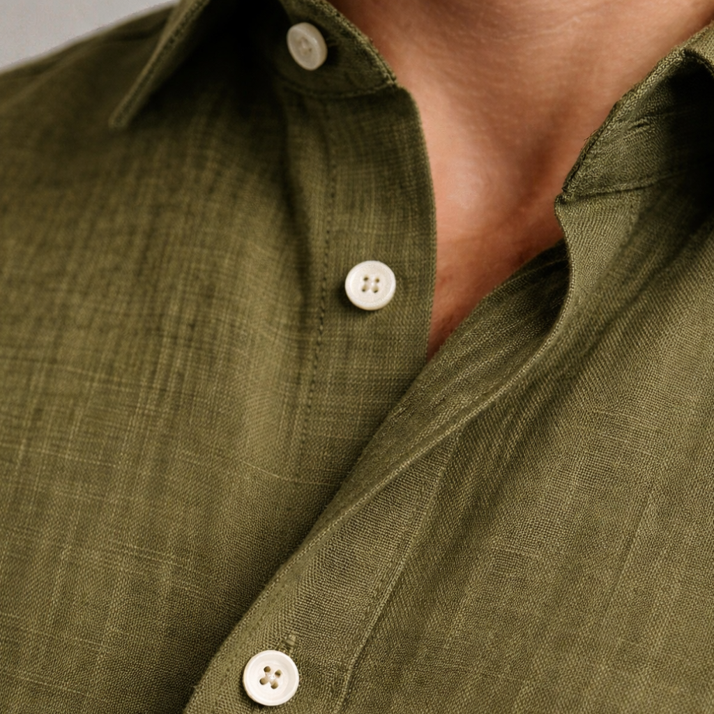 Men's Breathable Linen Shirt