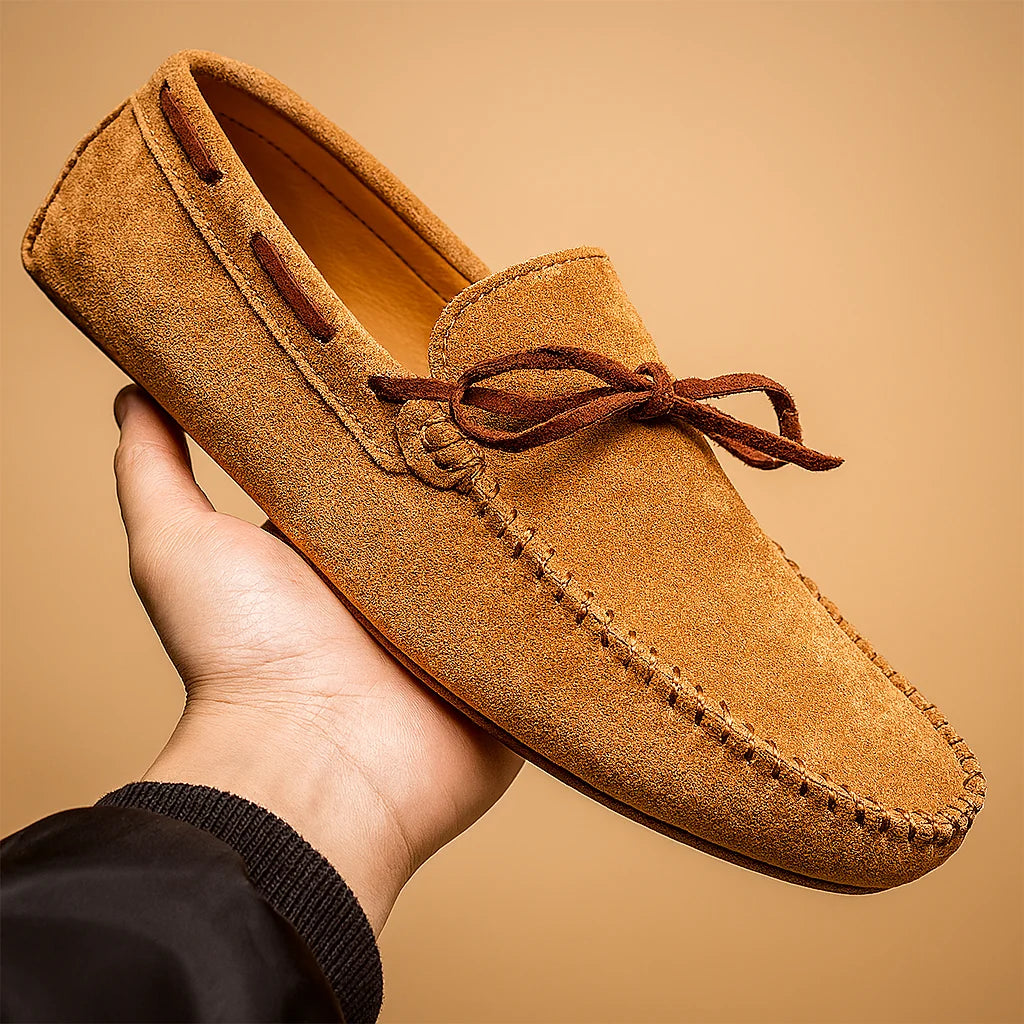 Men's Breathable Slip-On Loafers with Anti-Slip Sole