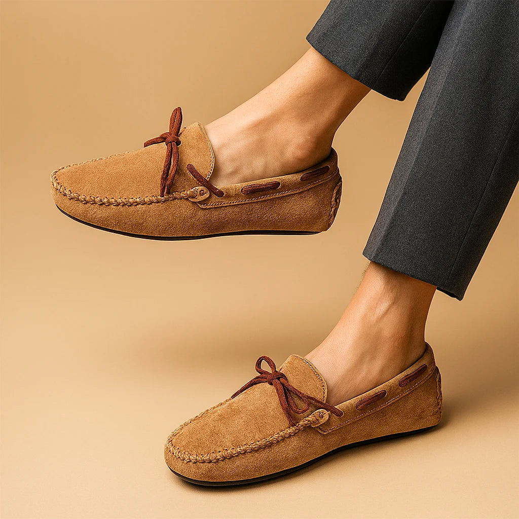 Men's Breathable Slip-On Loafers with Anti-Slip Sole