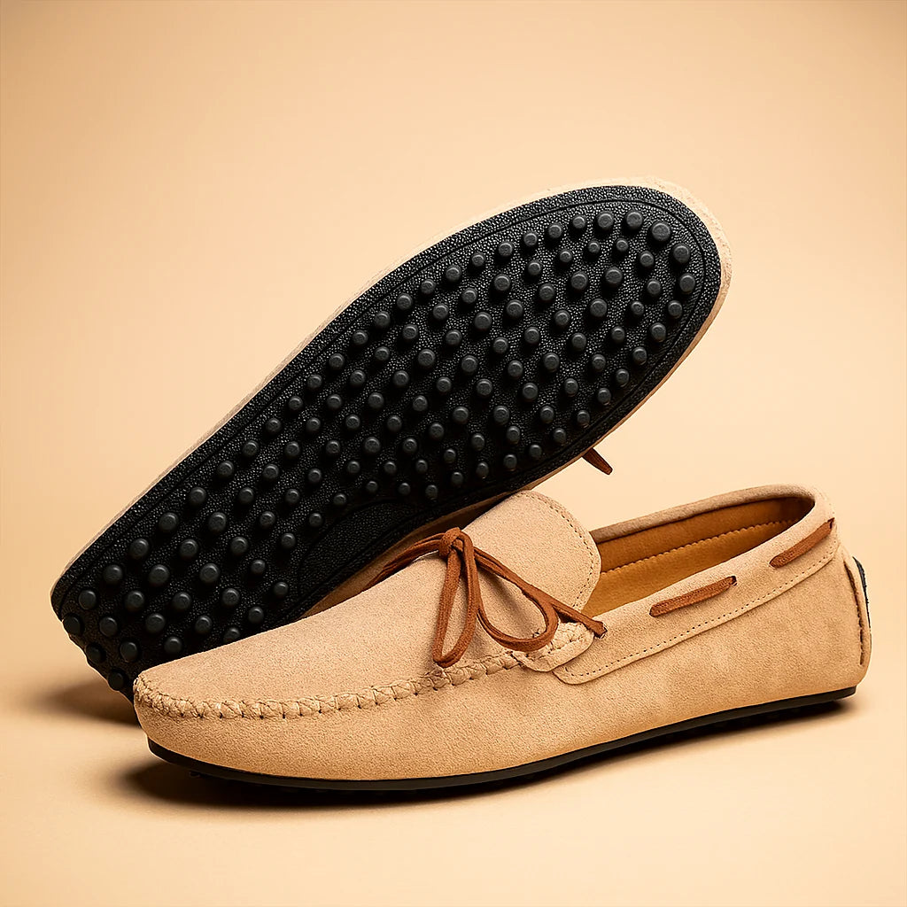 Men's Breathable Slip-On Loafers with Anti-Slip Sole