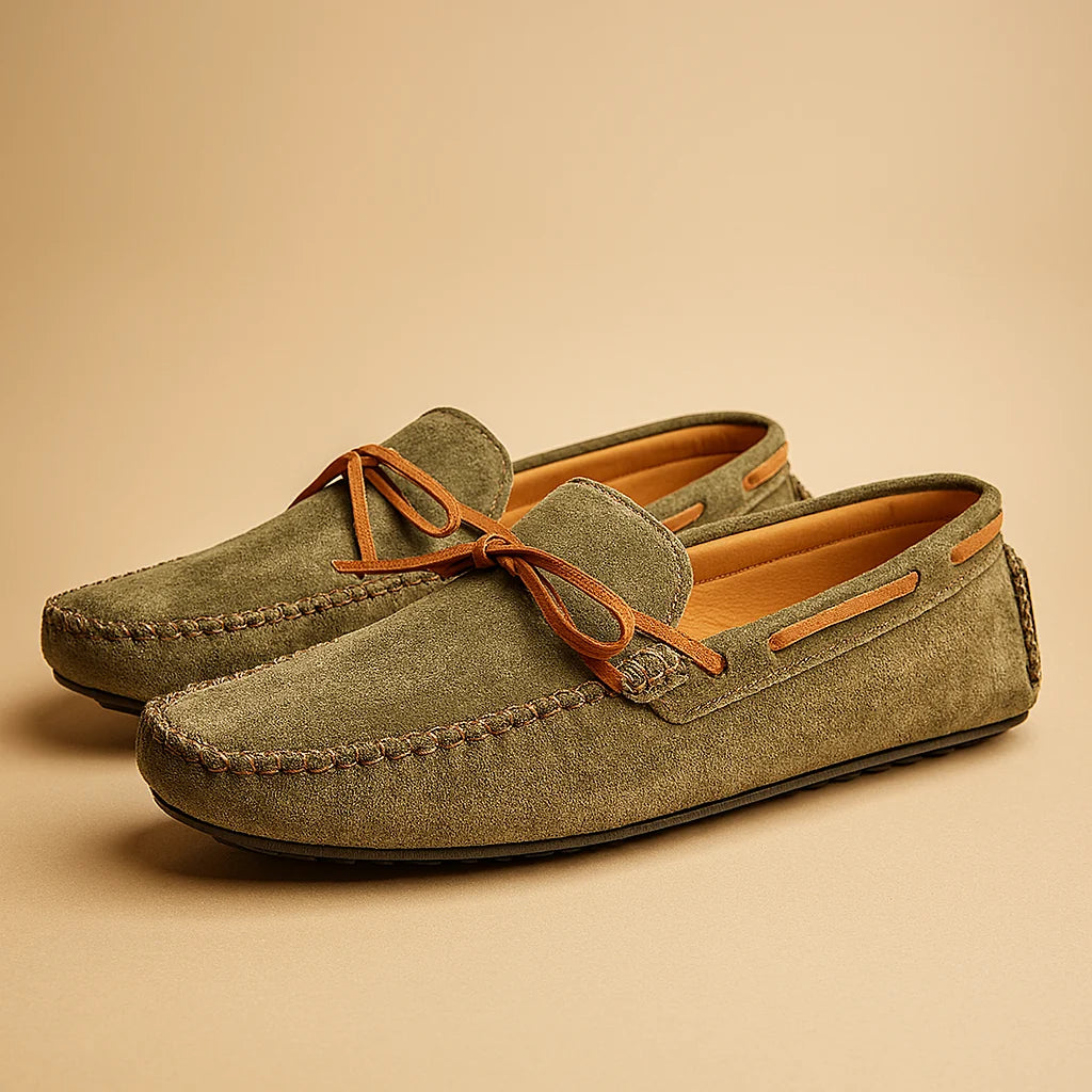 Men's Breathable Slip-On Loafers with Anti-Slip Sole