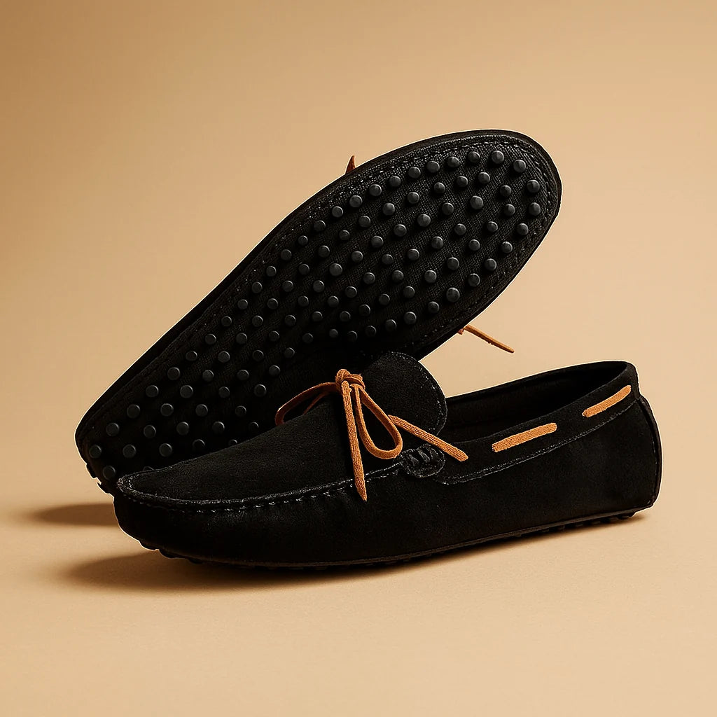 Men's Breathable Slip-On Loafers with Anti-Slip Sole