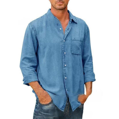 Men's Breathable Summer Shirt Casual Lightweight