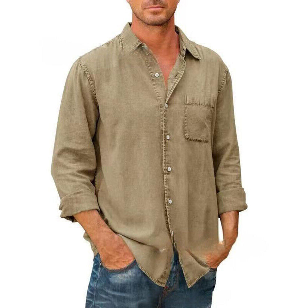 Men's Breathable Summer Shirt Casual Lightweight
