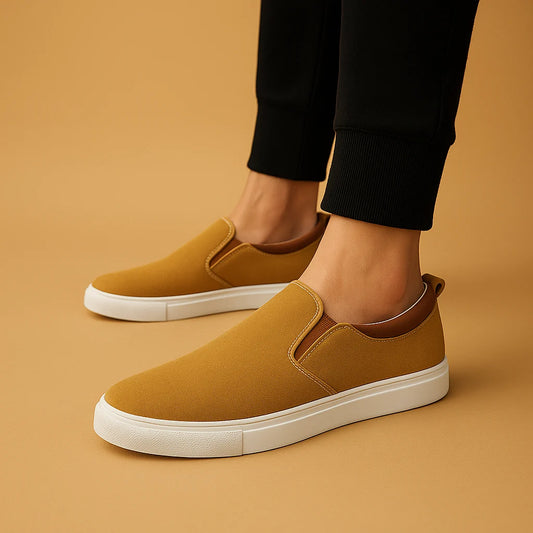 Men's Breathable Textile Slip-On Loafers