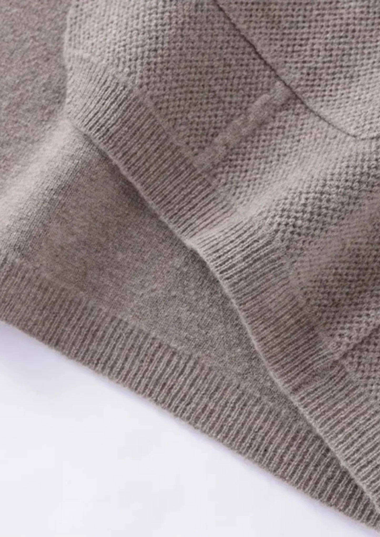 Men's Button-Closure Wool Cardigan