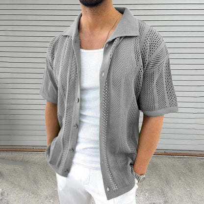 Men's Button-Down Shirt Stylish Classic Design