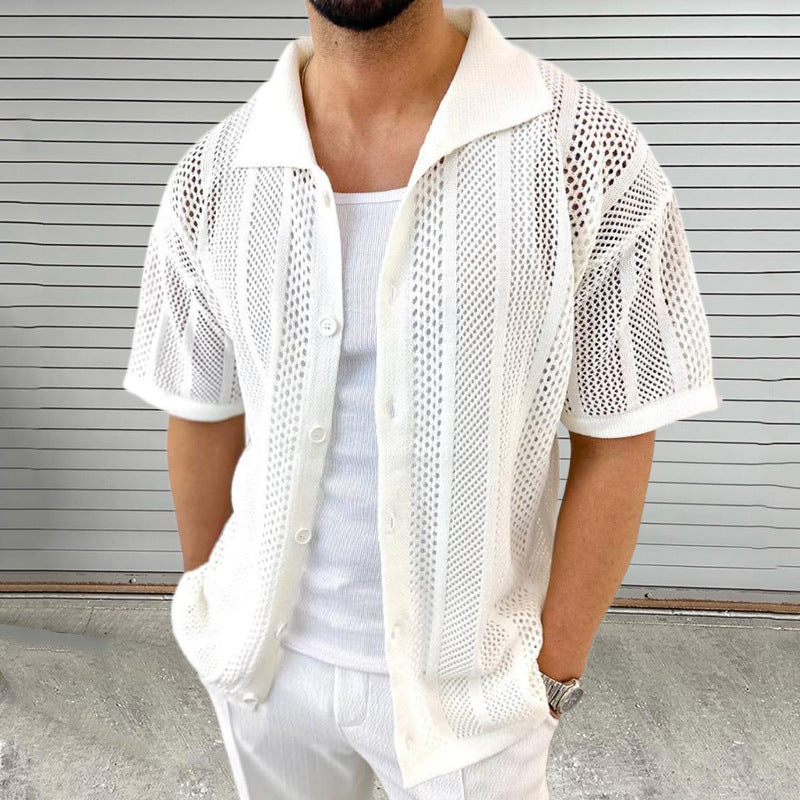 Men's Button-Down Shirt Stylish Classic Design