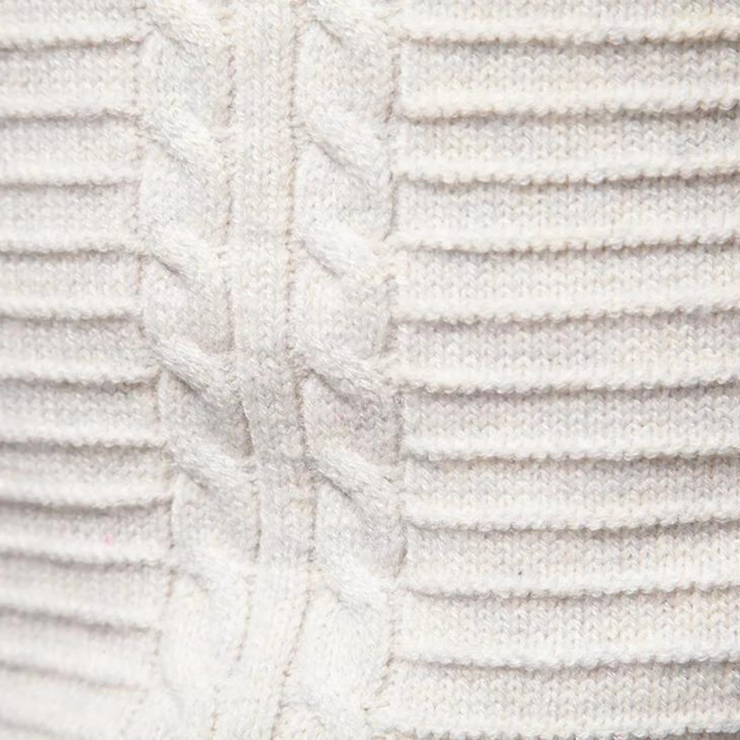 Men's Cable Knit Crewneck Sweater