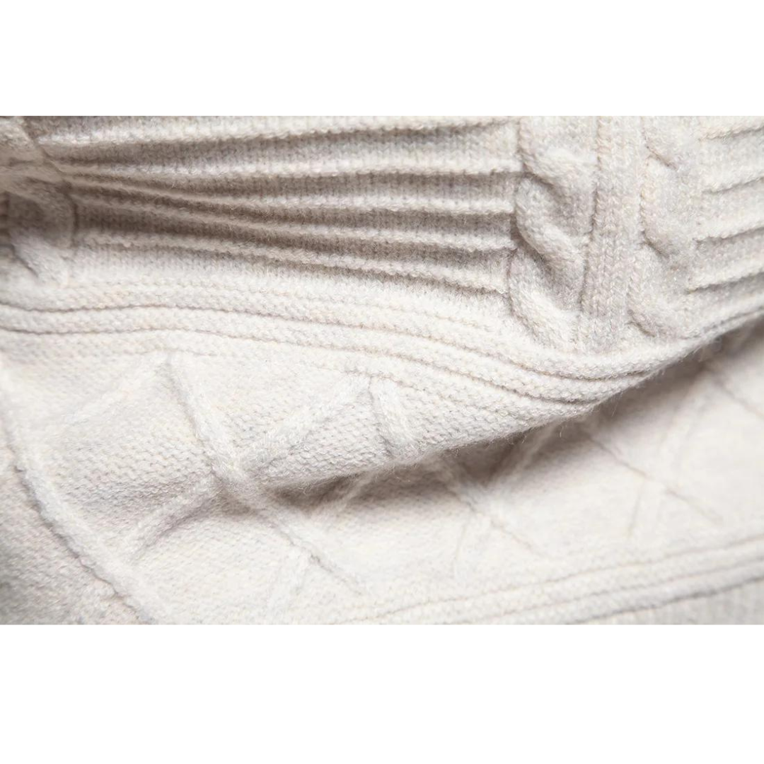 Men's Cable Knit Crewneck Sweater