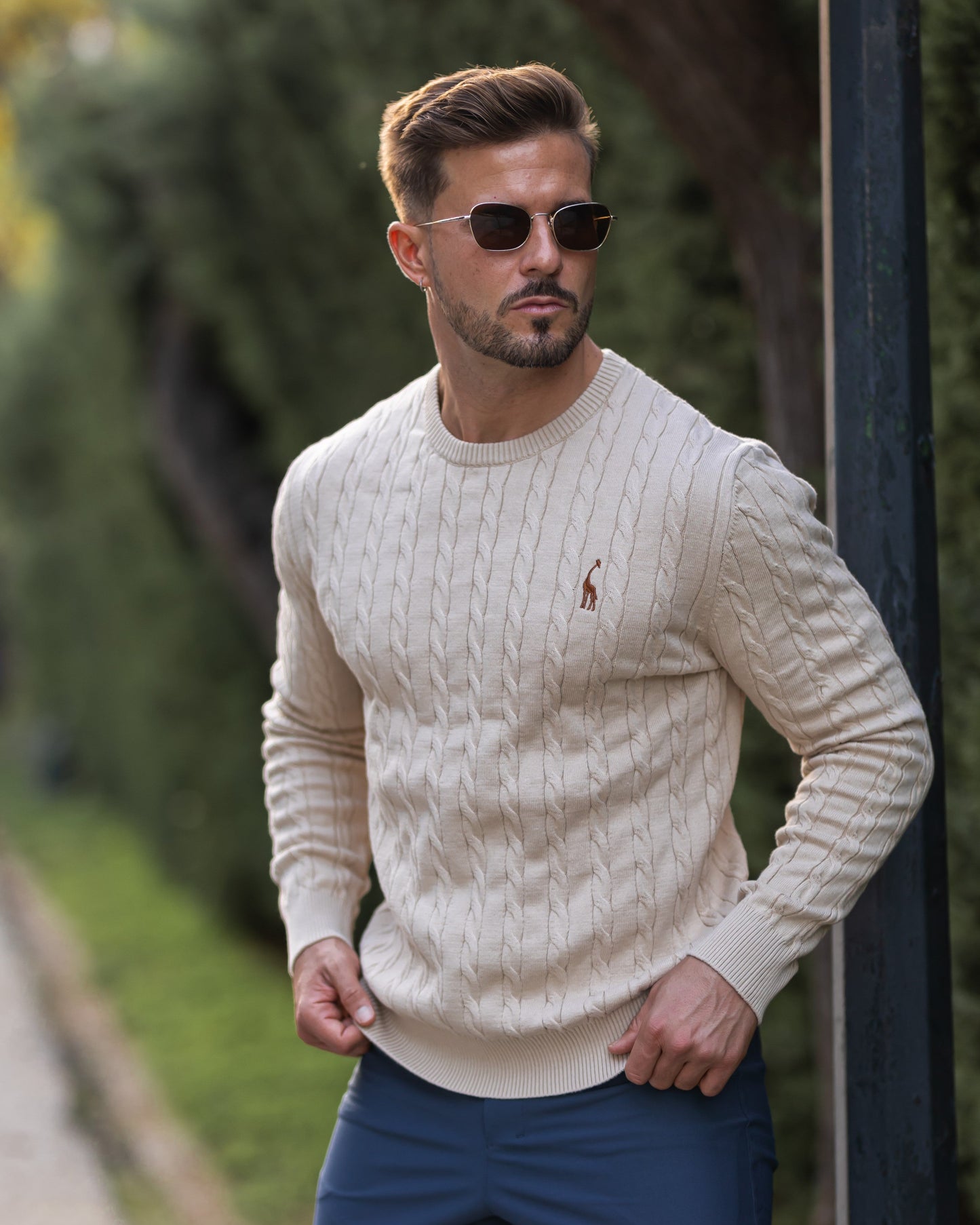 Men's Cable Knit Sweater