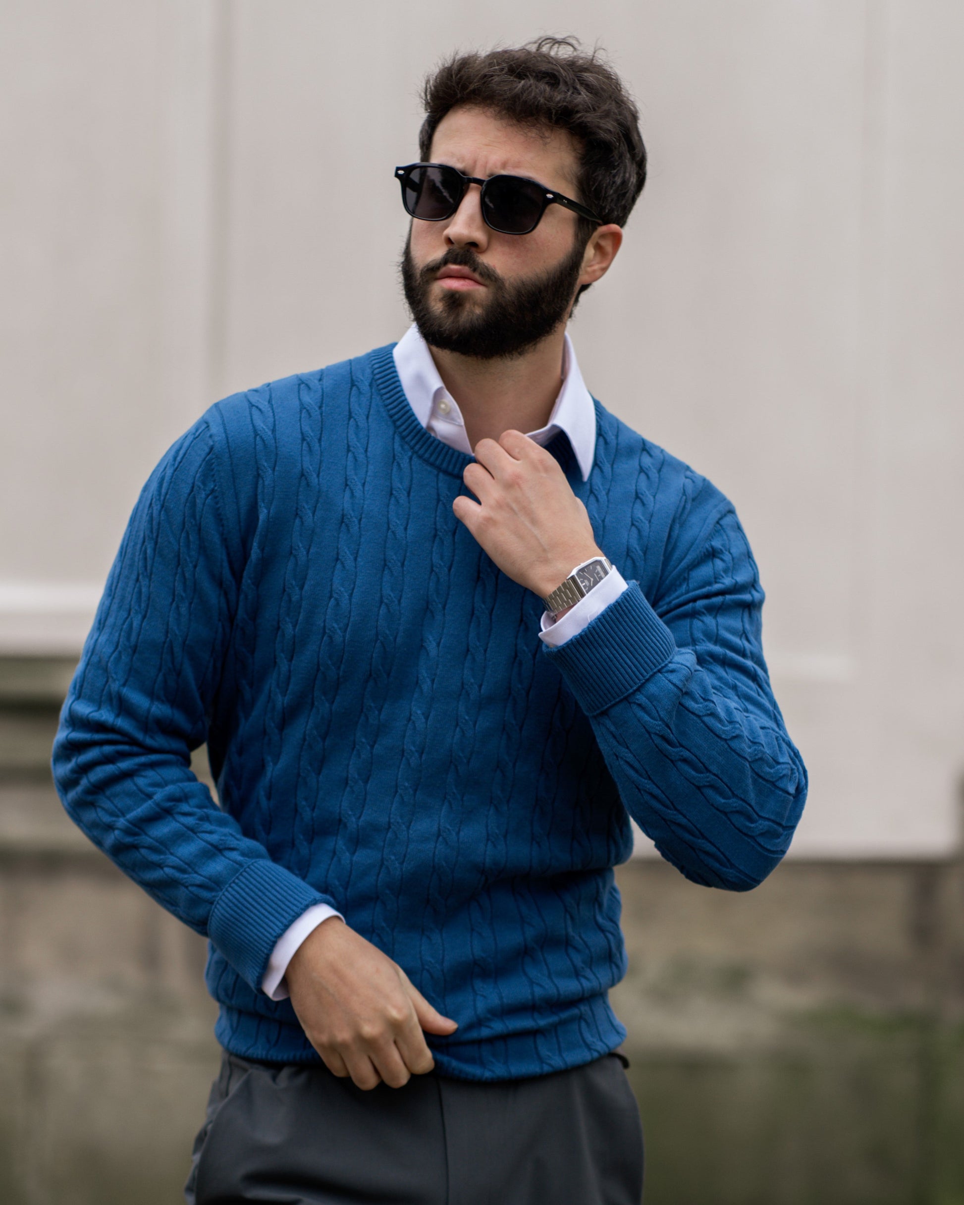 Men's Cable Knit Sweater