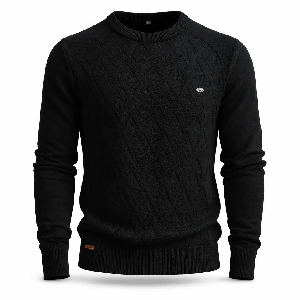 Men's Cable Knit Sweater Regular Fit